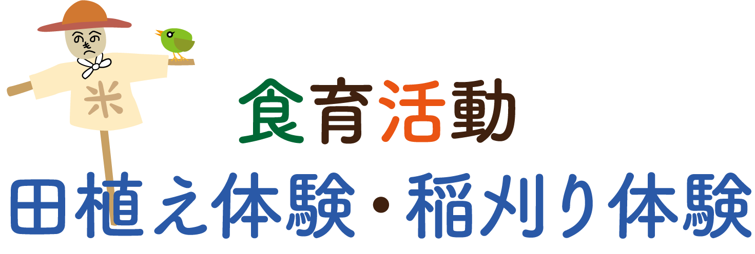 食育活動 田植え体験・稲刈り体験